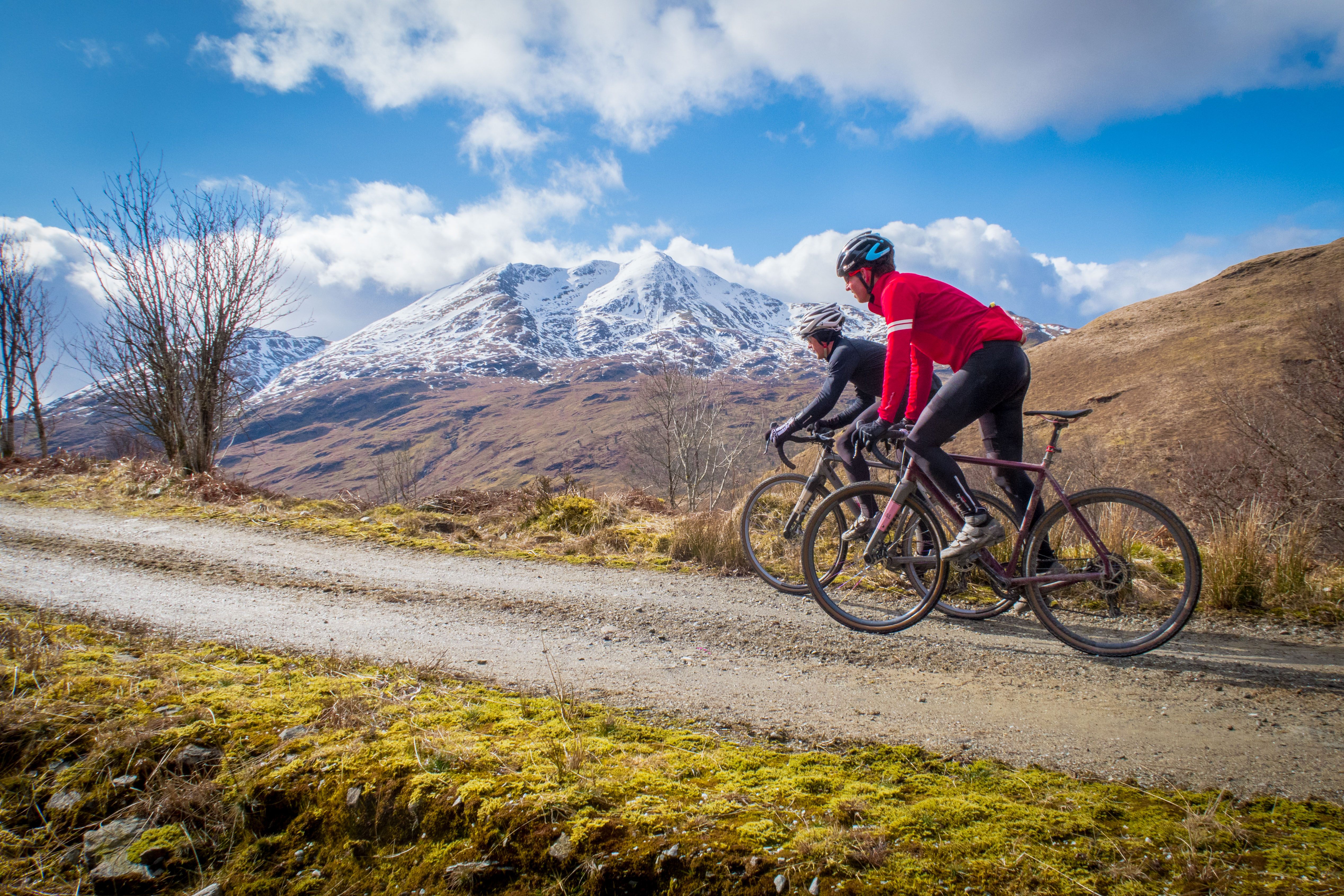 gravel riding Loch Ard Aberfoyle
