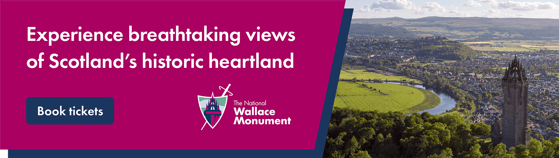 Visit the National Wallace Monument - one of Stirling's top attractions